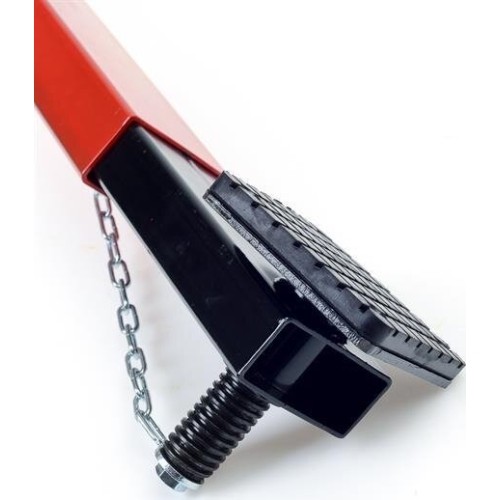 Skersinės sijos atrama domkratui su ratukais