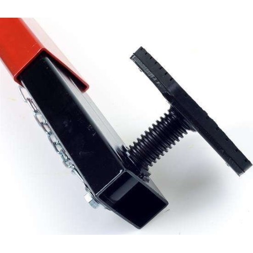 Skersinės sijos atrama domkratui su ratukais