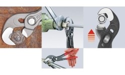 Multiple slip joint spanner KNIPEX with locking 250mm