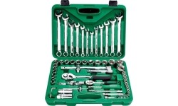 1/4" + 1/2" Dr. Socket and wrench set 61pcs