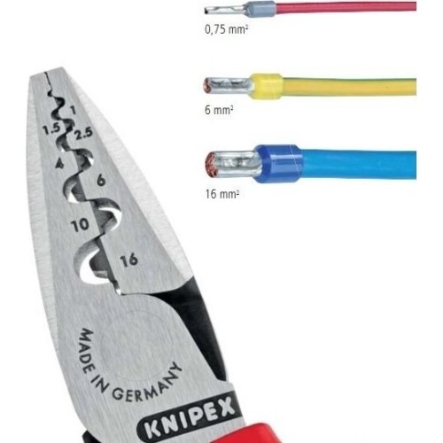 Replės laidų užspaudimui KNIPEX 180mm