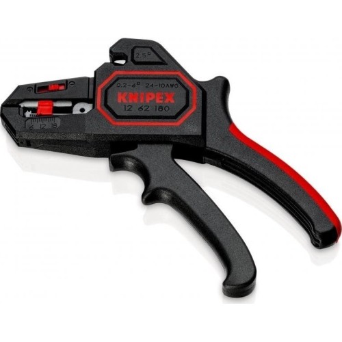 Self adjusting insulation stripper 180mm (0.2-6mm²) KNIPEX