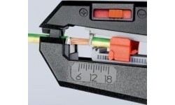 Self adjusting insulation stripper 180mm (0.2-6mm²) KNIPEX