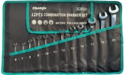 Combination wrench set 12pcs (6-22mm)