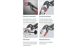 Water pump pliers KNIPEX with locking 250mm