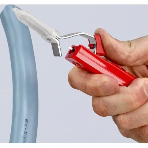 Peilis laidų nuvalymui 165mm, KNIPEX