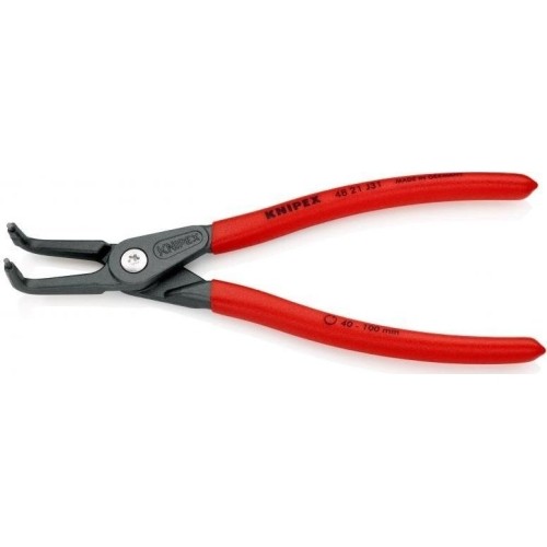 Precision circlip pliers. Internal. Bent 210mm (Ø40-100mm) KNIPEX