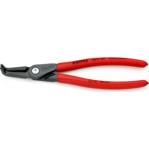 Precision circlip pliers. Internal. Bent 210mm (Ø40-100mm) KNIPEX