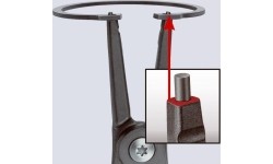 Replės išoriniams žiedams 180mm (Ø19-60mm) KNIPEX