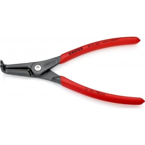 Precision circlip pliers. External. Bent 210mm (Ø40-100mm) KNIPEX