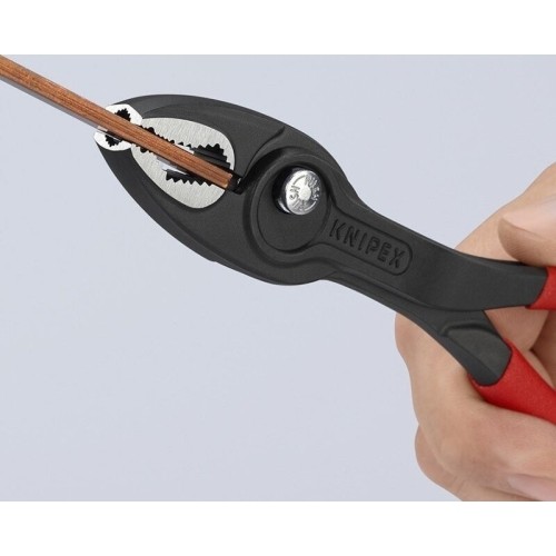 Santechinės replės 200mm (dvigubo griebimo) KNIPEX (su fiksavimu)