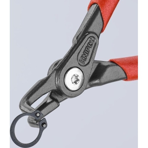 Replės išoriniams žiedams. Lenktos 130mm (Ø10-25mm) KNIPEX