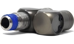 Universal connector 1/4" (ext & int thread) swivel 360° with regulator