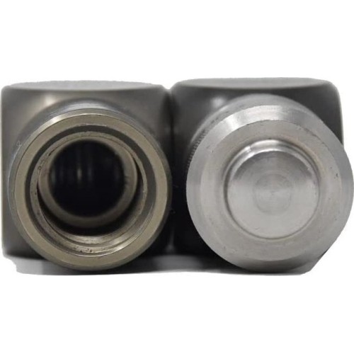 Universal connector 1/4" (ext & int thread) swivel 360° with regulator