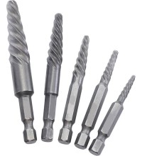 Extractor set 6pcs (thick) 1/4" HEX