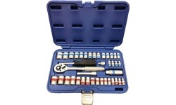 3/8" + 1/4" Dr. Socket wrench set 40pcs (SAE & metric)