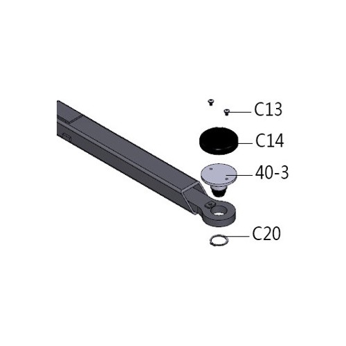 Reguliuojama keltuvo atrama hidr. keltuvo 4.0t PL4.0-2D/DE. Atsarginė dalis