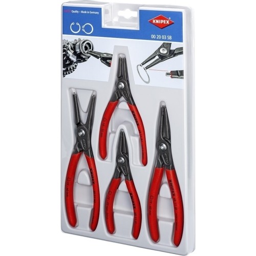 Precision circlip pliers set 4pcs KNIPEX