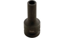 1/2" Dr. Deep impact 10pt Socket 8mm for split rims