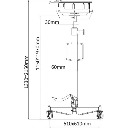 Multifuncional saddle for transmission jack