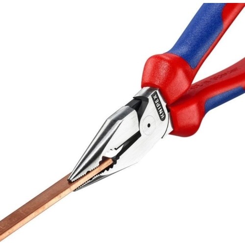 Kombinuotos replės siauromis žiaunomis 185mm KNIPEX