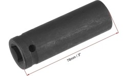 1/2" Deep impact socket set 10pcs.