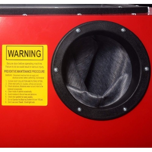 Vertical sandblast cabinet 220L