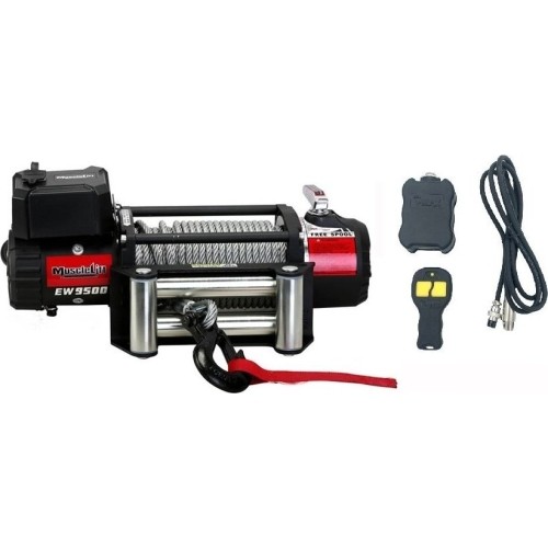 Electric winch (Muscle Lift) 12V 9500LBS/4315kg, with radio remote control