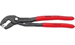Spring hose clamp pliers with locking KNIPEX