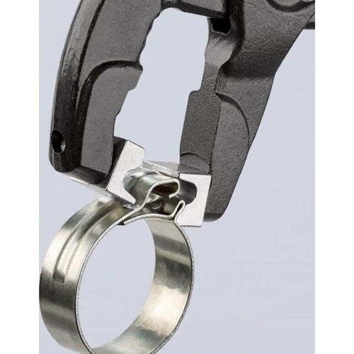 Spring hose clamp pliers with locking KNIPEX