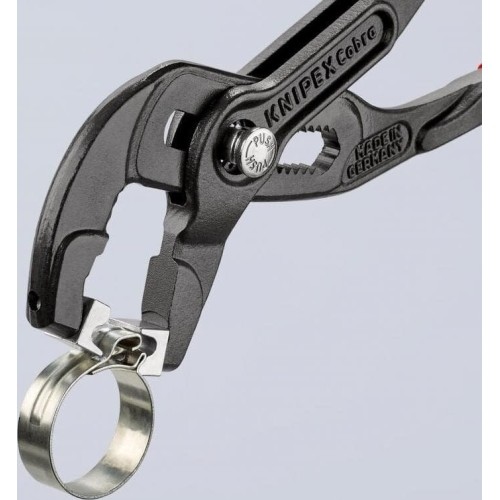 Spring hose clamp pliers with locking KNIPEX