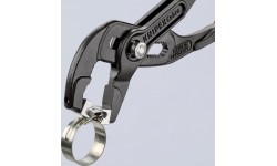 Spring hose clamp pliers with locking KNIPEX