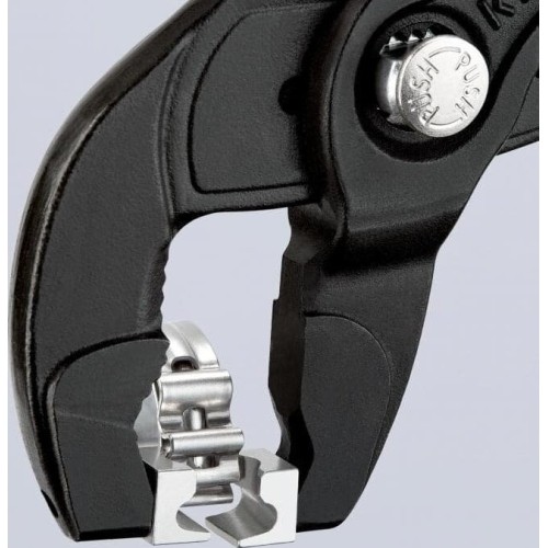 Spring hose clamp pliers with locking KNIPEX