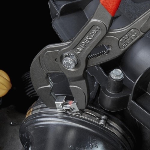 Spring hose clamp pliers with locking KNIPEX