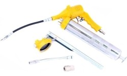 Air grease gun with accessories