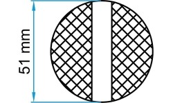 Rubber jack pad Ø51mm