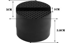 Rubber jack pad Ø51mm