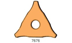 Trikampis elektrodas (7676) 1vnt