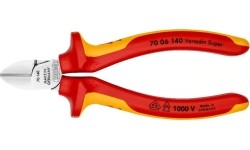 Šoninio kirpimo replės elektrikui 140mm (1000V) KNIPEX
