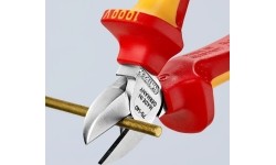 Šoninio kirpimo replės elektrikui 140mm (1000V) KNIPEX