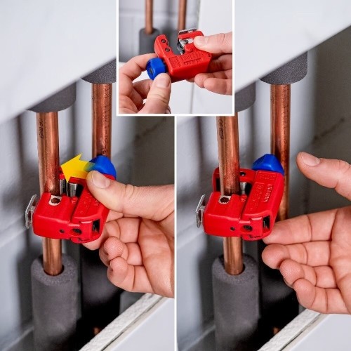 Mini pipe cutter 3-30mm KNIPEX TubiX® S