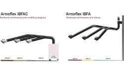 Dūmų nutraukimo rankovė AERSERVICE ARMOFLEX 160 - Be ventiliatoriaus