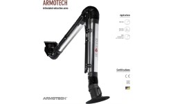 Smoke extraction sleeve AERSERVICE ARMOTECH 160 - With ventilator - 2000mm