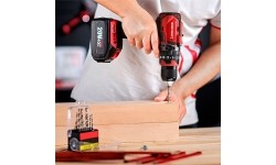 Akumuliatorinis suktuvas-gręžtuvas su kalimu 20V LI-ION (XCUBE dėžė)
