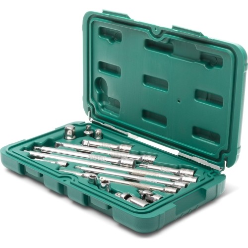 1/4''+3/8'' Adapterių ir priedų rinkinys 16vnt.