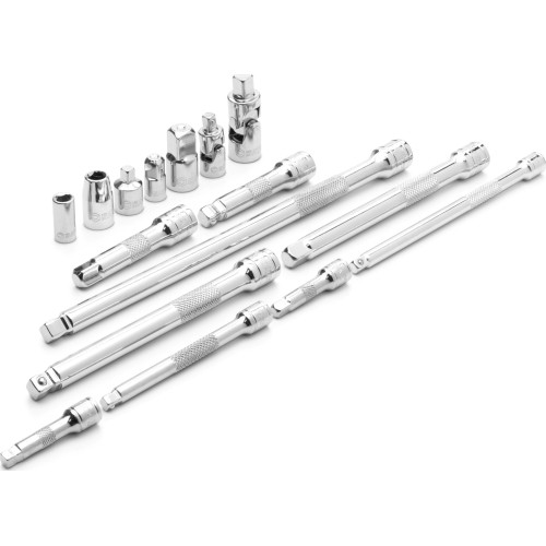 1/4''+3/8'' Adapterių ir priedų rinkinys 16vnt.