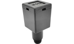 Breather for oil compressor 3/8" black. Spare part.