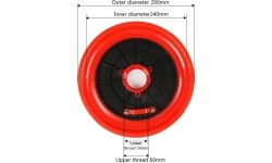 Prispaudimo plokštė tepalo preso užpildymui 290mm (56/60mm)
