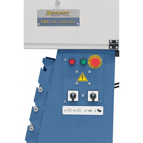 Vamzdžių ir profilių galų šlifavimo staklės KBR 100 x 2000 Duo