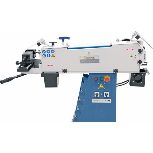 Vamzdžių ir profilių galų šlifavimo staklės KBR 100 x 2000 Duo